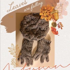 Beanie hat and gloves to match gloves 🧤 ❄️